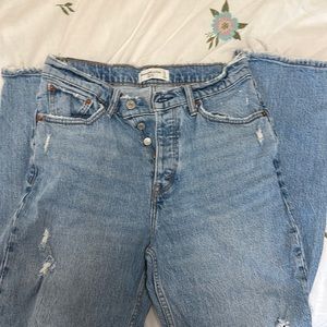 Abercrombie dad high rise jeans